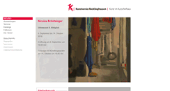 Desktop Screenshot of kunstverein-recklinghausen.de