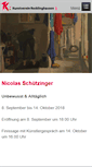 Mobile Screenshot of kunstverein-recklinghausen.de